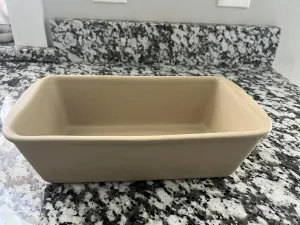 The Pampered Chef Stoneware Loaf Pan