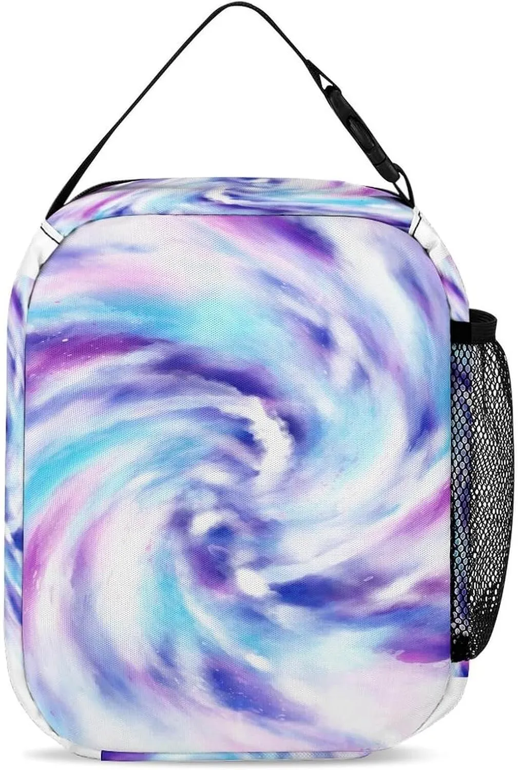 Tie Dye Backpack with Lunch Box & Pencil Case for Kids Girls Boys School, 16 Inch Cute Tie Dye Bookbag, School Backpack for Students Children, Lightweight, Large Capacity