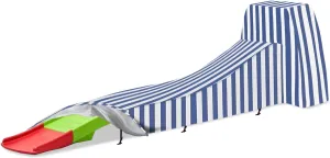 Toddler Roller Coaster Cover,Waterproof Dust Proof Anti-UV Outdoor Roller Coaster Toys Cover,Kids Roller Coaster Cover,Blue(Cover Only)