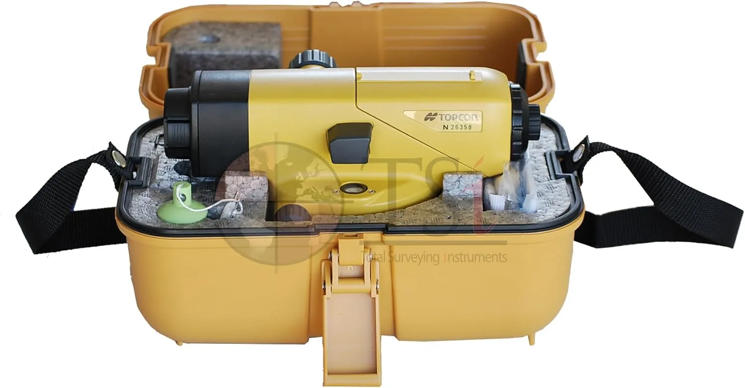 Topcon AT-B4 Auto Level Package w/Tenths Rod