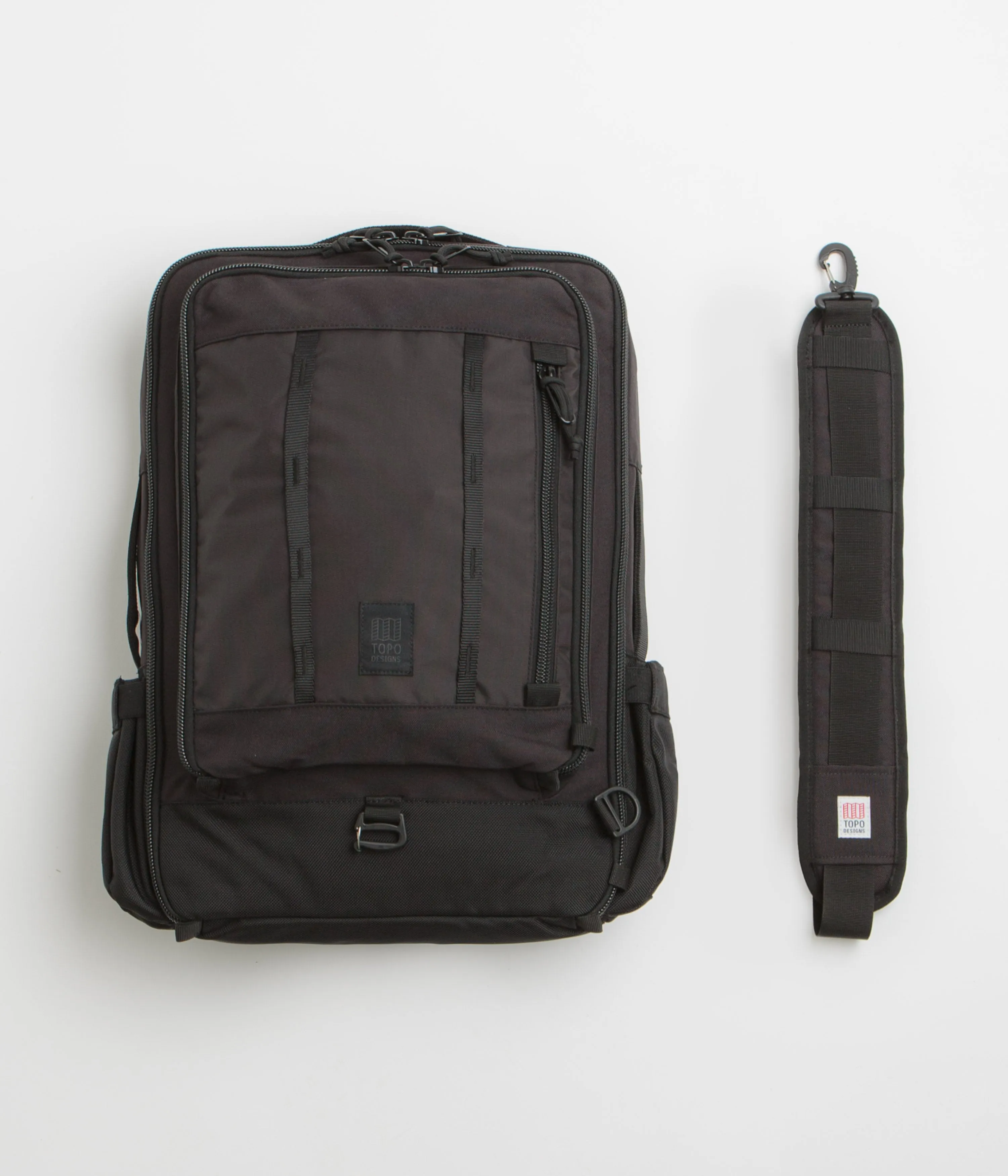 Topo Designs Global 30L Travel Bag - Black / Black