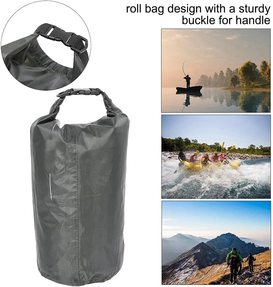 Topyond Waterproof Dry Bag, Portable Outdoor Backpack, 8L 40L 70L Protective Gear Dry for Kayak Drifting Camping Backpacking Hiking Army Green