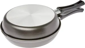 TRAMONTINA 20123/020 Omelette Frying Pan, Deep, Loreto 7.9 inches (20 cm), Aluminum, Non-Stick (Fluorine Coated), Grill, Lightweight, Non-Stick, For Gas Fire, Dishwasher Safe