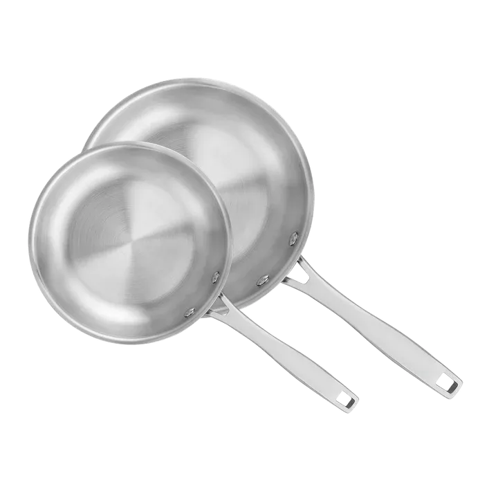 Tramontina Grano Stainless Steel Frying Pan Set of 2