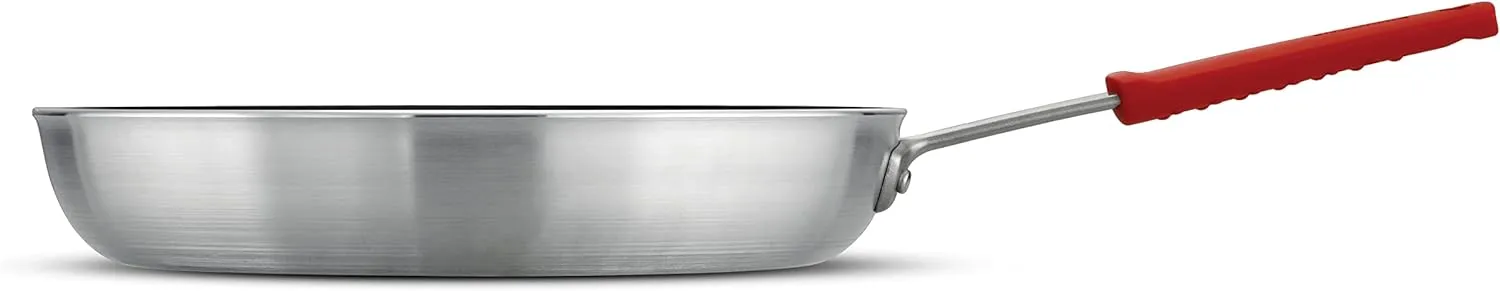 Tramontina Professional 14-Inch Non Stick Extra Large Frying Pan, Heavy-Gauge Aluminum Skillet with Reinforced Nonstick Coating, Red Handle, Dishwasher and Oven Safe