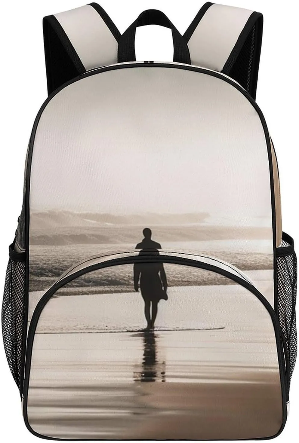 Travel Backpack for Women Men Lightweight 17 Inch Laptop Bag Alone at The Beach Backpack Casual Daypack