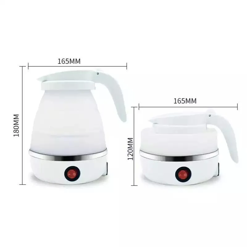 Travel Electric Kettle, Folding Water Boiler, Portable Silicone Household Electric Kettle