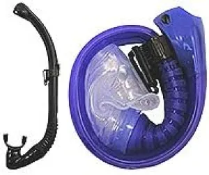 Trek Folding Roll Up Compact Semi Dry Snorkel with Purge Scuba Dive Diving Diver Snorkeling Authorized Dealer Full Warranty
