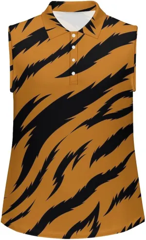 UNMUTTON Women's Sleeveless Golf Top Polo Shirts Quick Dry Tennis T-Shirts Moisture Wicking Athletic Tank Top