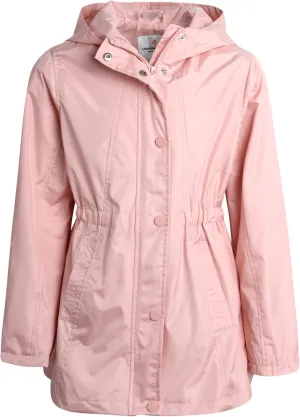 URBAN REPUBLIC Girls Rain Jacket - Lightweight Raincoat for Girls Slicker Shell Windbreaker Hooded Kids Raincoat (Size 7-16)