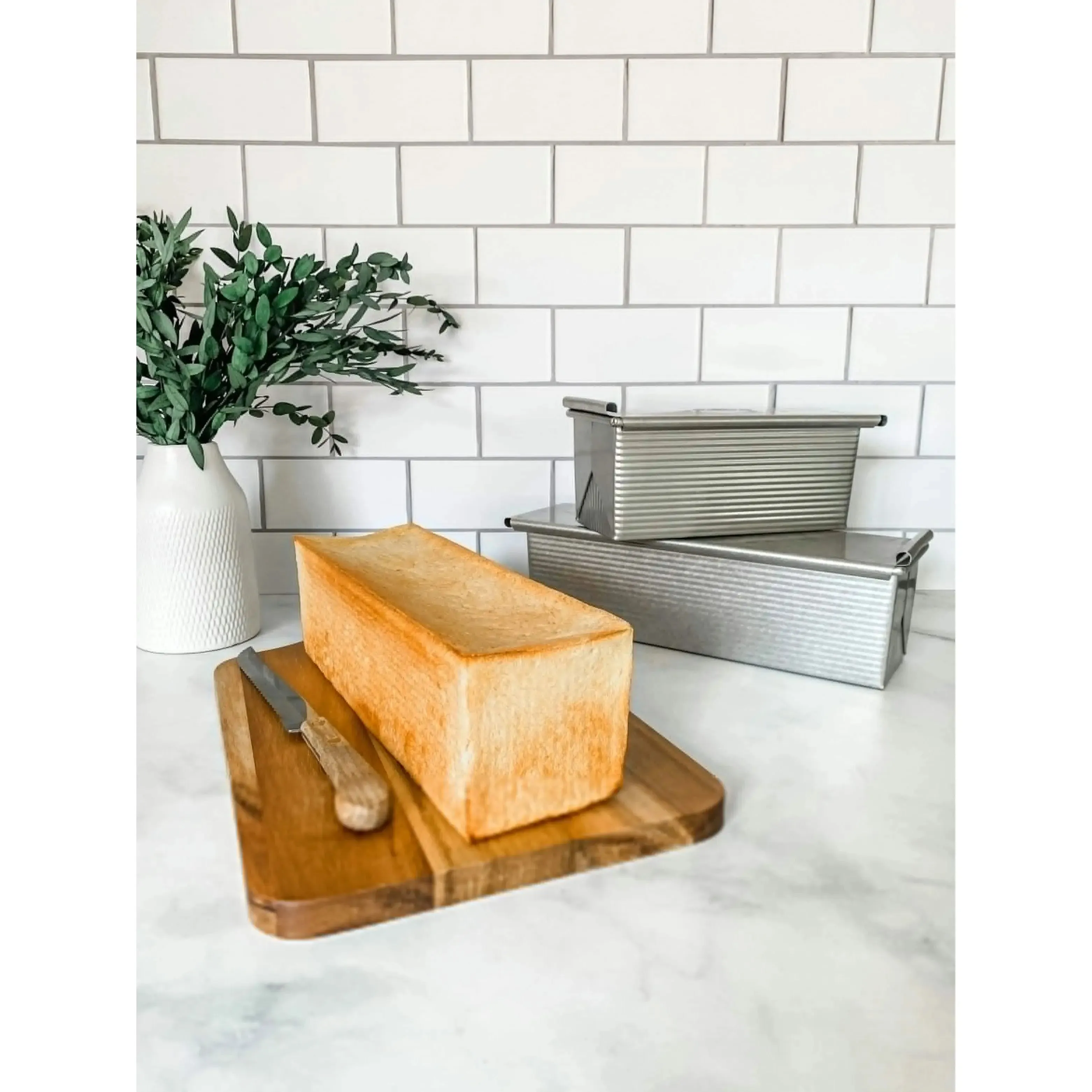 USA Pan Large Pullman Loaf Pan & Cover