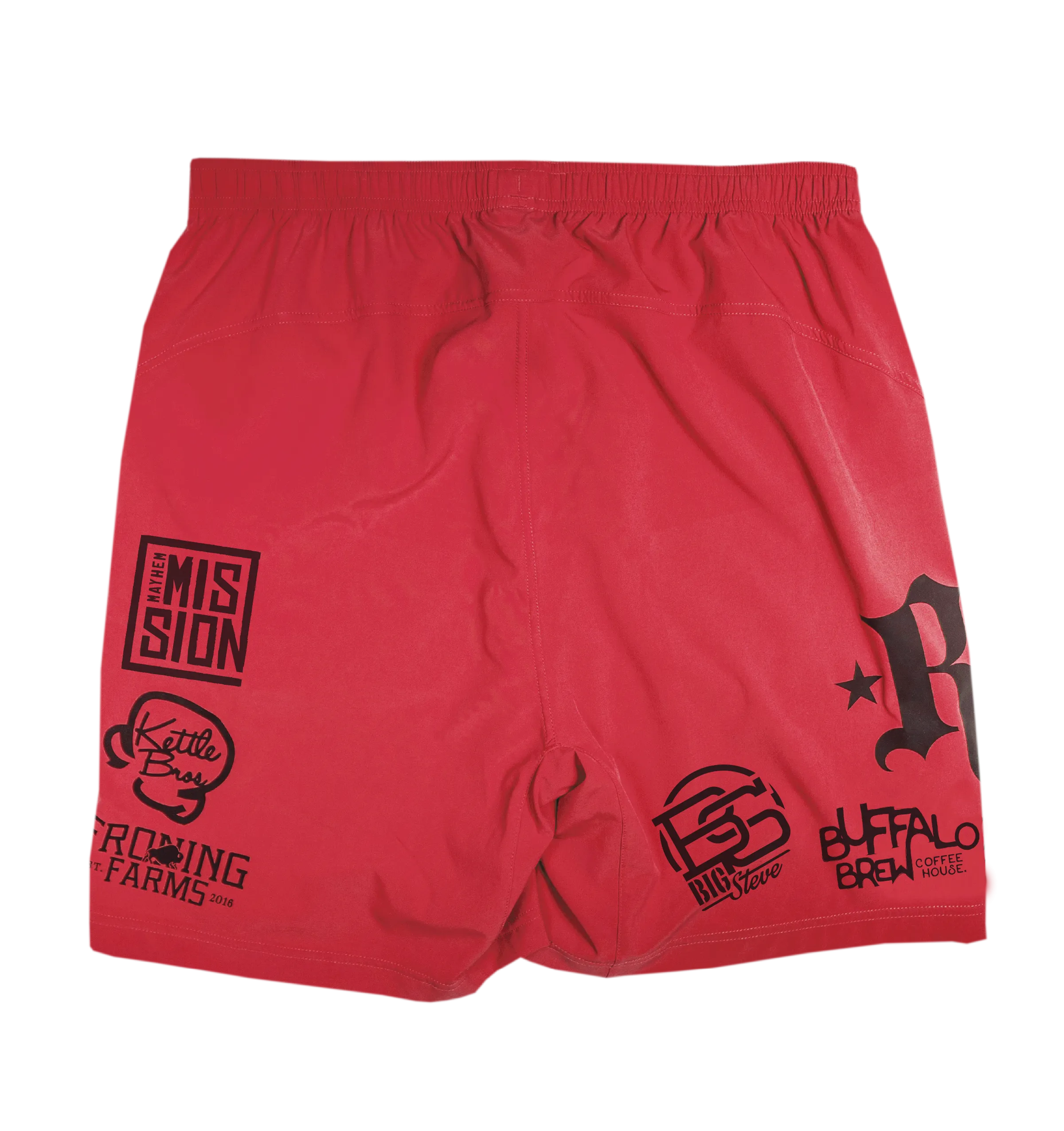 V2 Sponsor Shorts: Red