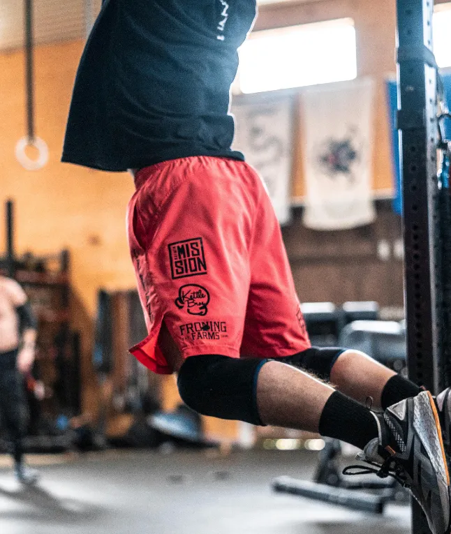 V2 Sponsor Shorts: Red