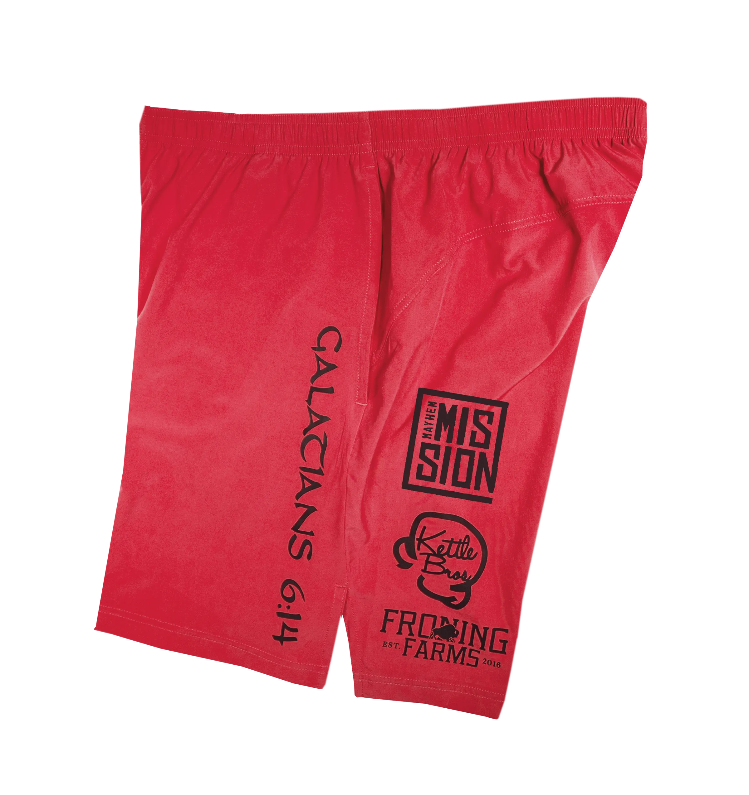 V2 Sponsor Shorts: Red