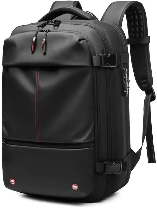 Vacpack Backpack, 60L Expandable Backpack with Vacuum Compression, Anti Theft, Water Resistent Travel Backpack ﻿