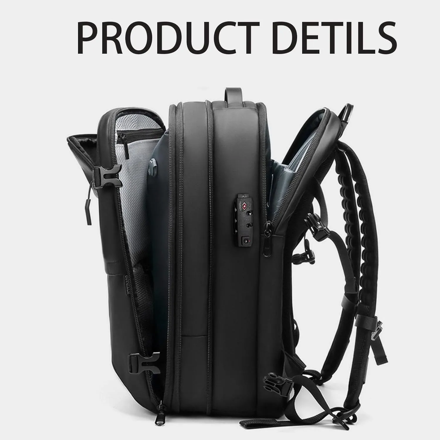 Veloutte Travel Backpack, Veloussette Prestige Space Bag, Velouette Prestige Space Bag, Vacuum Seal Backpack Travel 60l (Green)