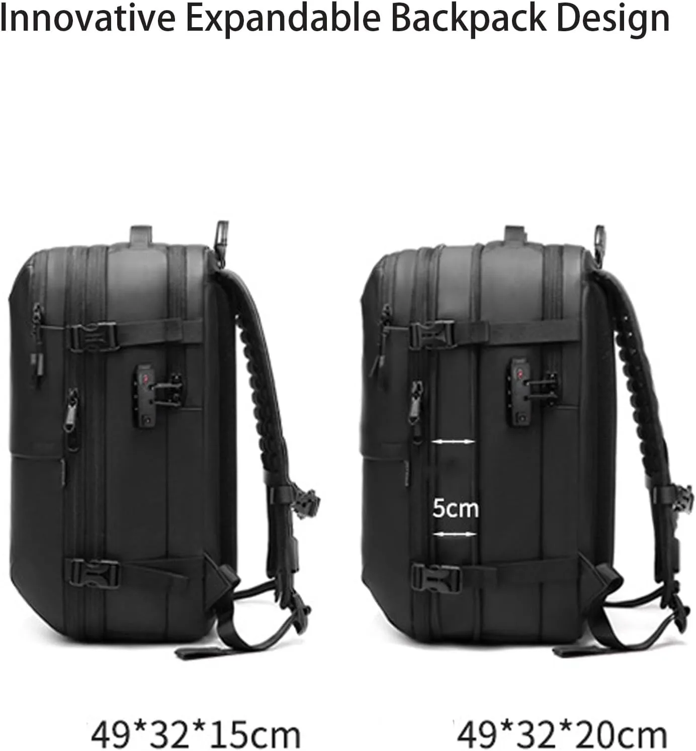 Veloutte Travel Backpack, Veloussette Prestige Space Bag, Velouette Prestige Space Bag, Vacuum Seal Backpack Travel 60l (Light Grey)