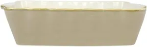 Vietri Bakers Cappuccino Medium Rectangular Baker, Oven Baking Dish, Stoneware Serving Pan/Bakeware