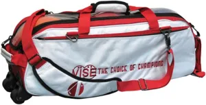 Vise Clear Top 3 Ball Roller Bowling Bag