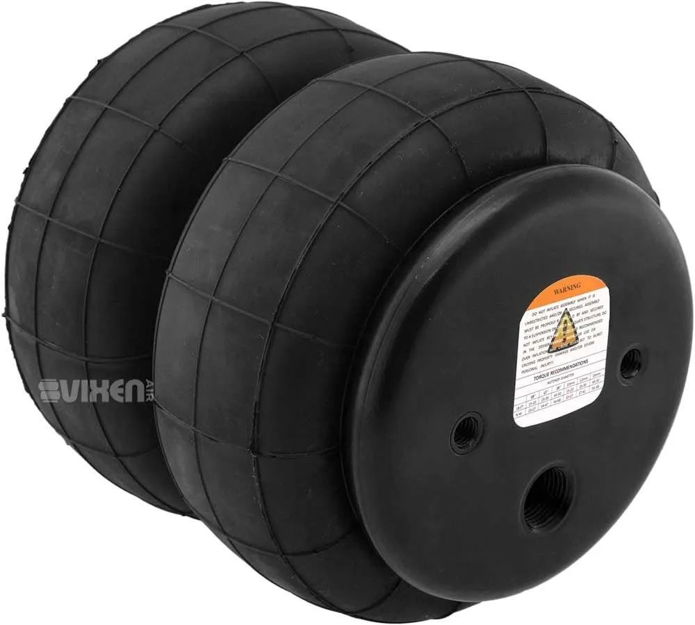 Vixen Air 1/2" NPT Single Air Port Suspension Air Spring/Air Bag with Internal Bump Stop/Jounce Bumper VXD2600S