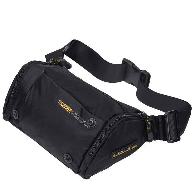Volunteer Men’s Oxford Cloth Chest Bag – Lightweight Waist & Shoulder Sling Bag