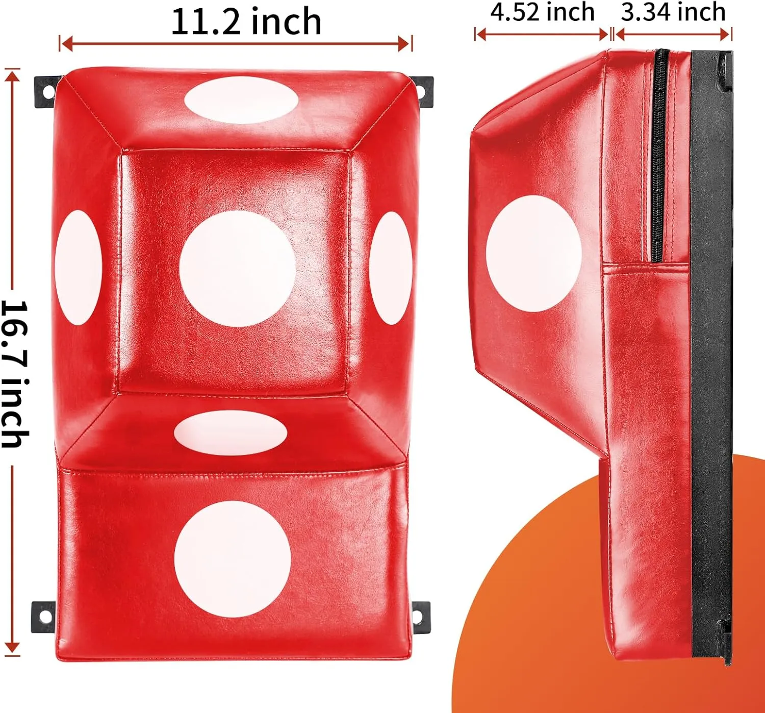 Wall Mount Boxing Pad Uppercut Punching Bag Target Pads for MMA Training Punching Home Gyms…