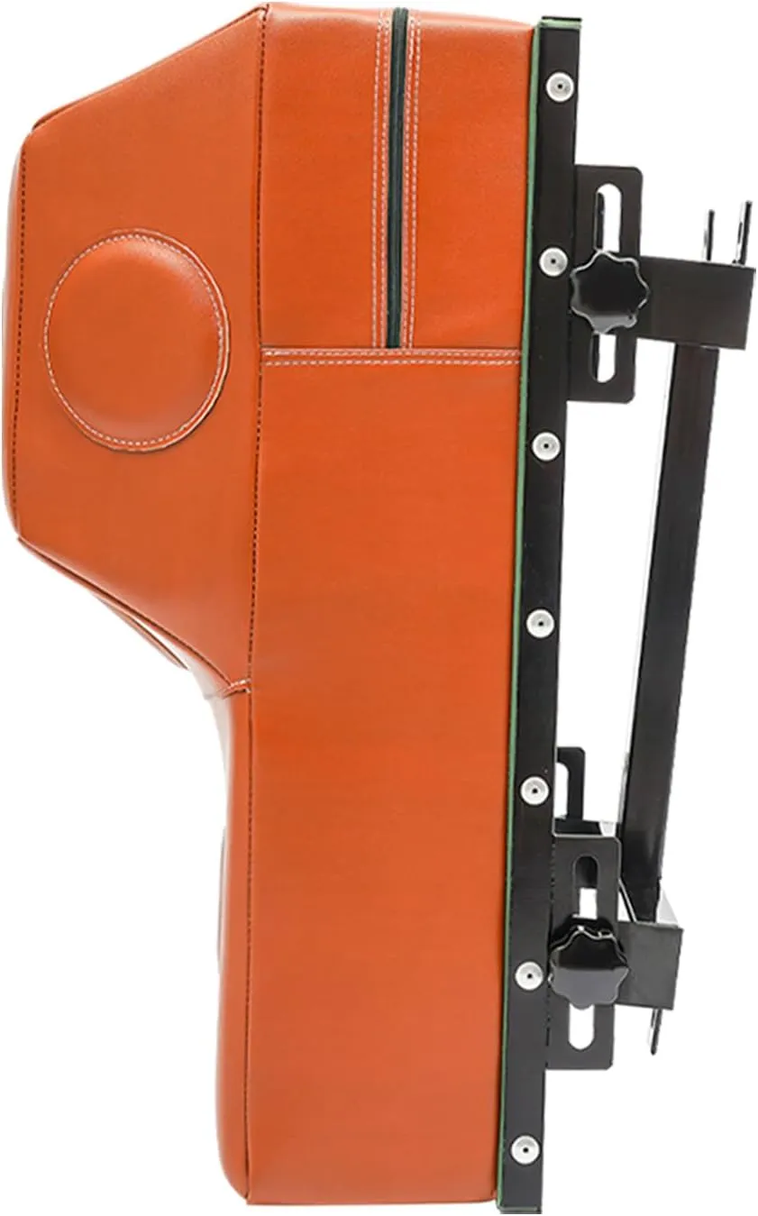 Wall Mounted Uppercut Boxing Bag Boxing - Training Punching Target - Heavy Punching Bag for Adults for Bedroom/Living Room/Gym (Black & Brown & Yellow)