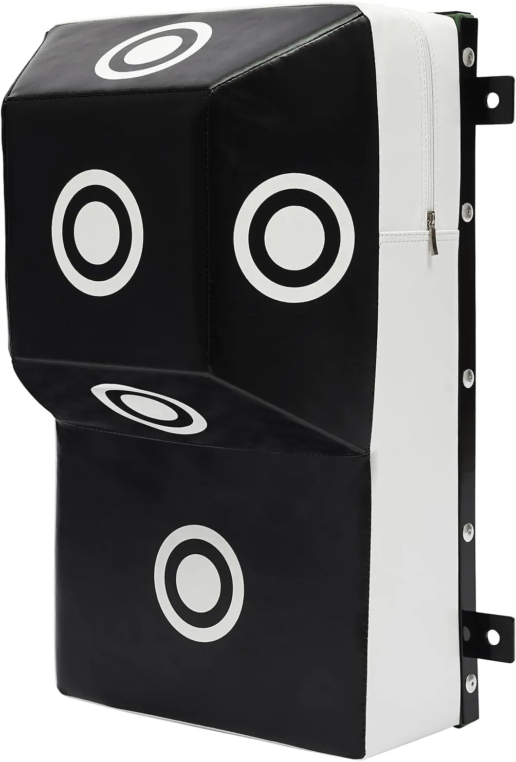 Wall Punching Bag, Black Wall Mount Uppercut Bag,Doorway Punching Bag,MMA Training Punching Target with Marking Points for Training Uppercuts Hooks Knees Elbows,90N Tear Resistance