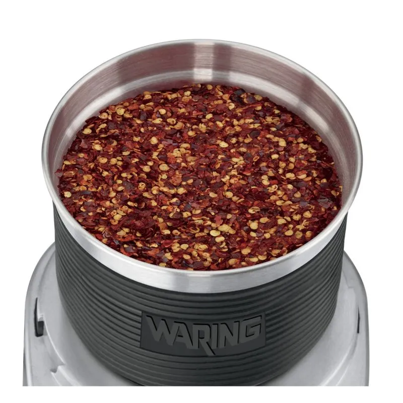 Waring WSG60 Heavy-Duty Commercial Wet/Dry Power Grinder – 3-Cup Capacity, Stainless Steel, 120V
