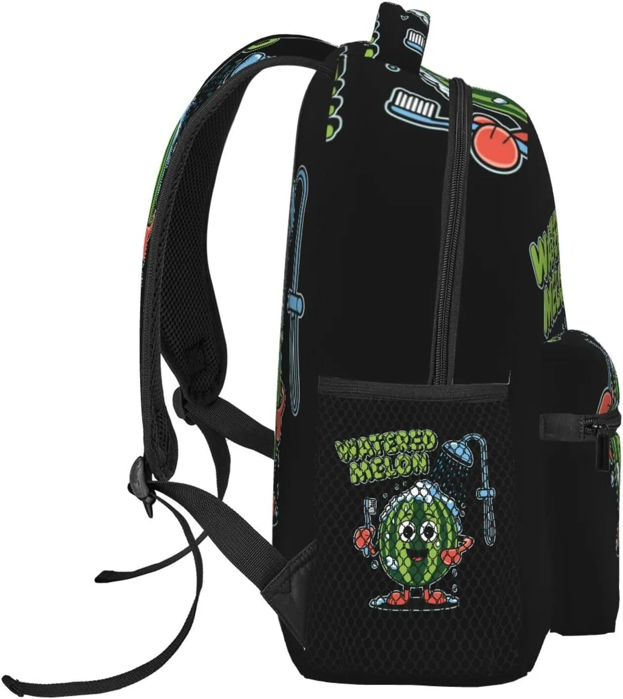 Watermelon Bath Backpack Lightweight Laptop Backpack Casual Daypack Travel Double Shoulder Bag For Women Men