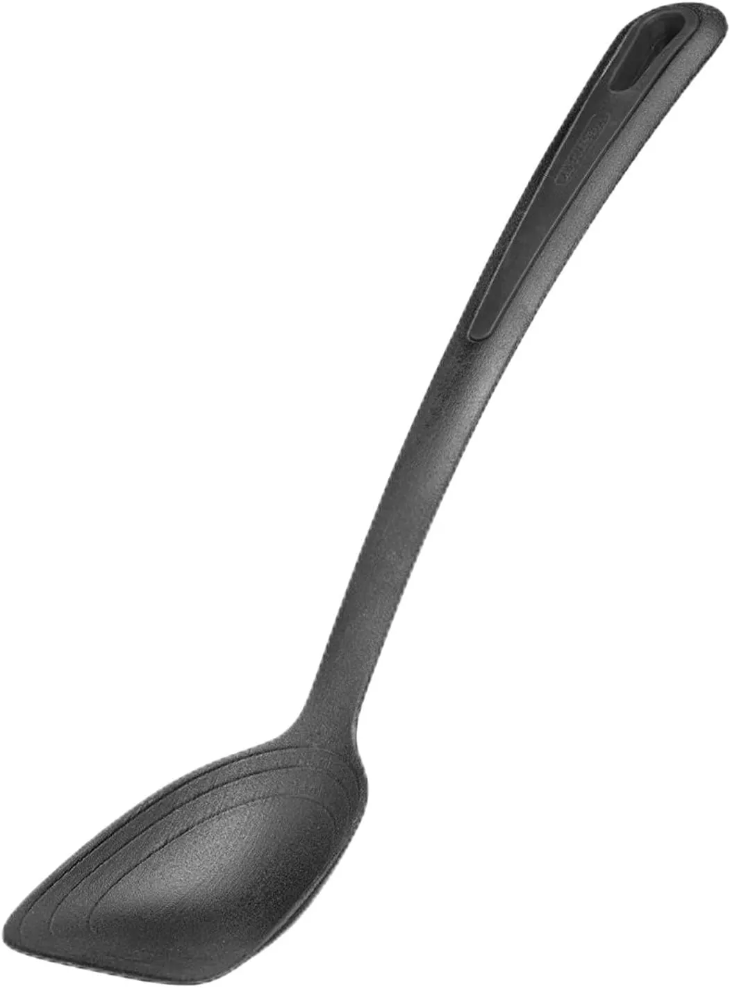 Westmark 28622275 High Heat Resistant Pan Spoon, 518 °F, Shovel Shaped, Internal Scale: 15, 30 and 45 ml, Plastic, Gentle Plus, Black