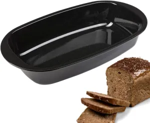 Westmark 33892270 Bread Loaf Tin Enamel, 12.5 inch, Black