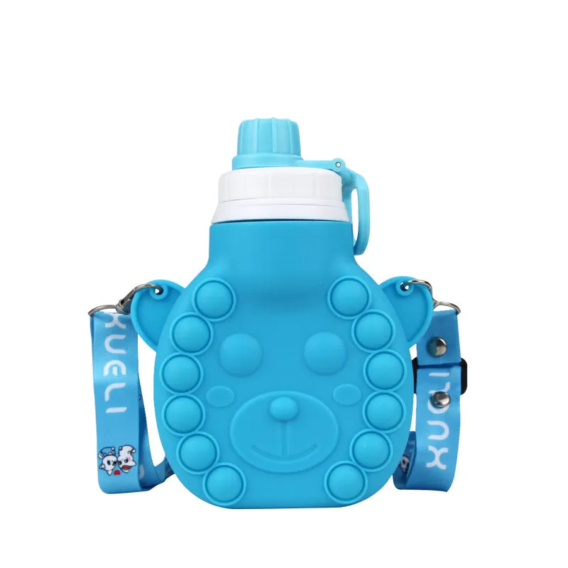 Wholesale Children's Decompression Cartoon Silicone Kettle JDC-KT-XueL001