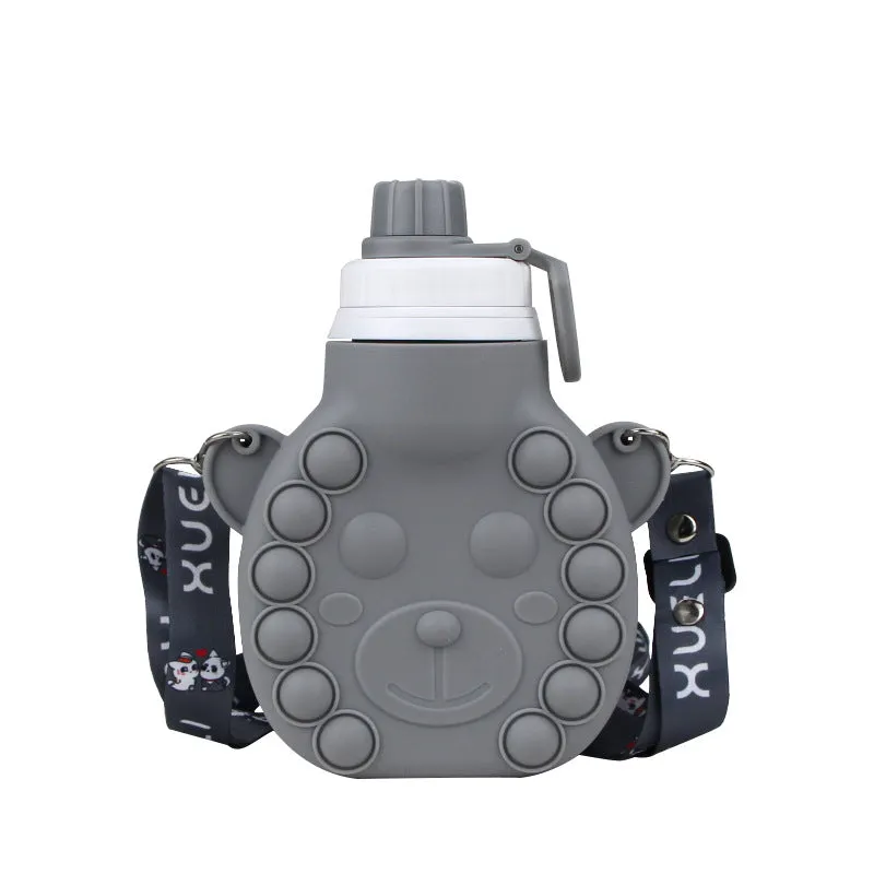 Wholesale Children's Decompression Cartoon Silicone Kettle JDC-KT-XueL001