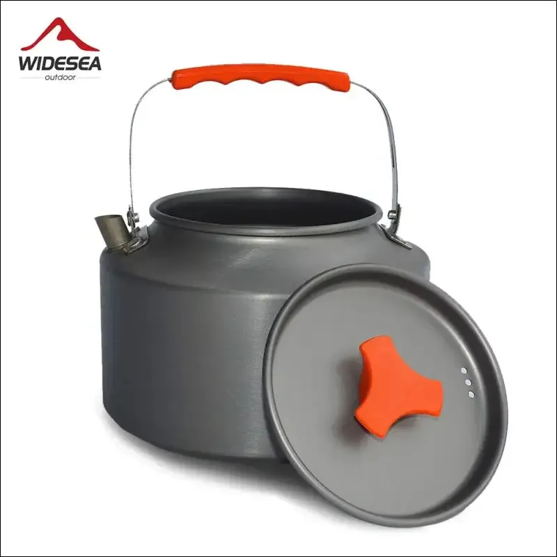 Widesea 1.1l camping water kettle - lightweight & portable outdoor coffee kettle