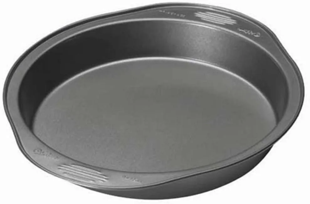 Wilton Excelle Elite Round Cake Pan, Create Delicious Cakes, Mouthwatering Quiches and More in this Even-Heating, Heavy-Duty Non-Stick Cake Pan, Steel, 9-Inch