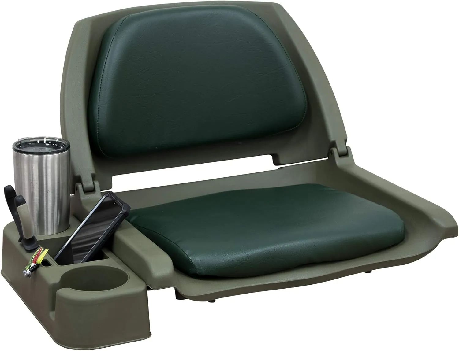 Wise 8WD139 Series Molded Fishing Boat Seat with Marine Grade Cushion Pads