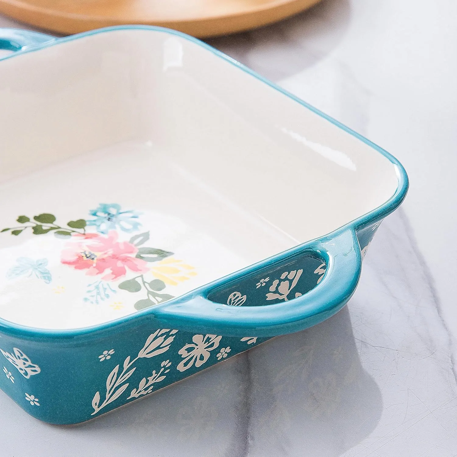 Wisenvoy 8x8 Baking Pan Brownie Pan Casserole Dish Ceramic Baking Dish Casserole Dishes For Oven Square Baking Pan