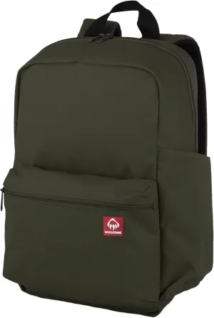 WOLVERINE Lightweight, Water Resistant Rugged Laptop Backpack for Travel or Work, Classic-Olive, 24L
