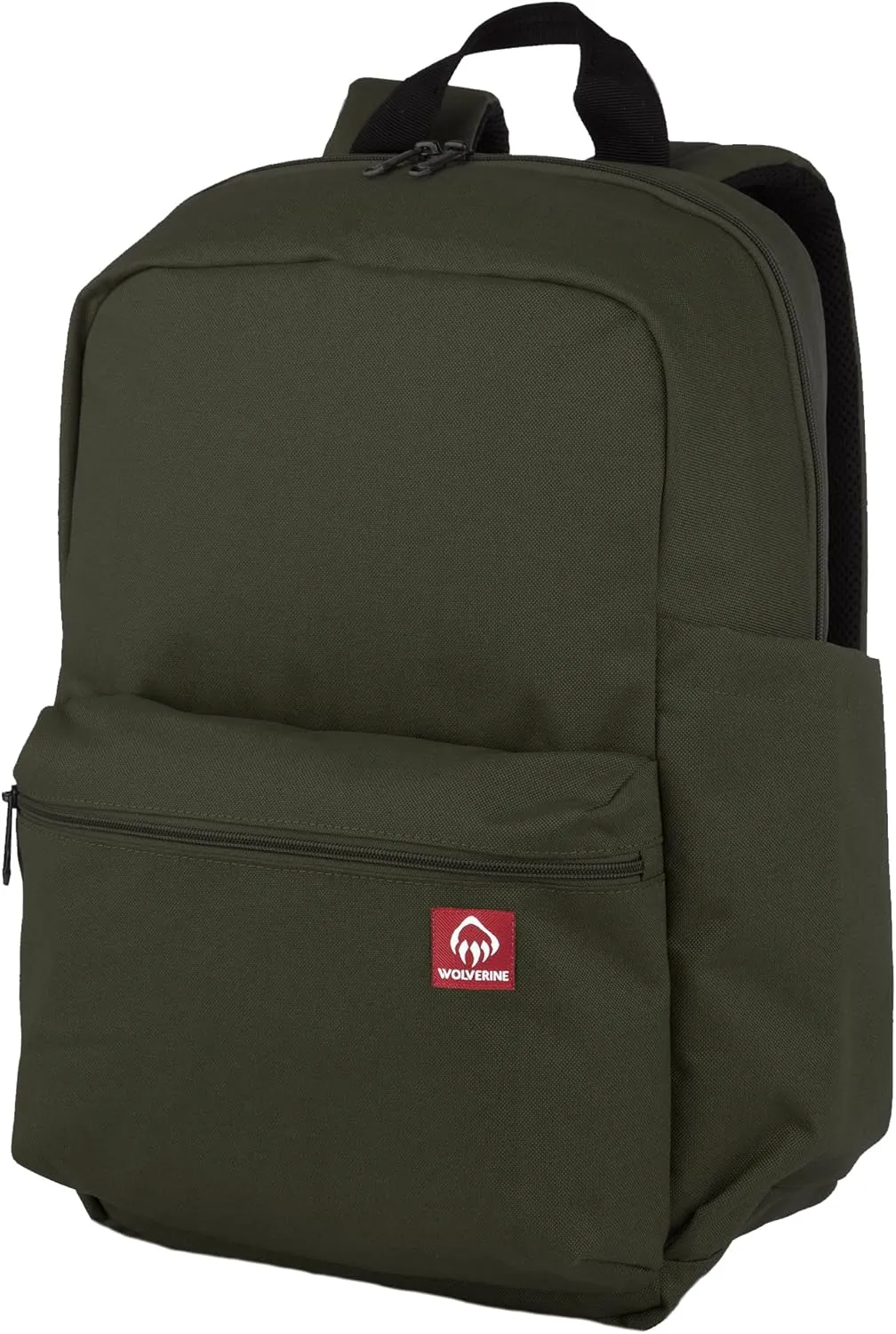 WOLVERINE Lightweight, Water Resistant Rugged Laptop Backpack for Travel or Work, Classic-Olive, 24L