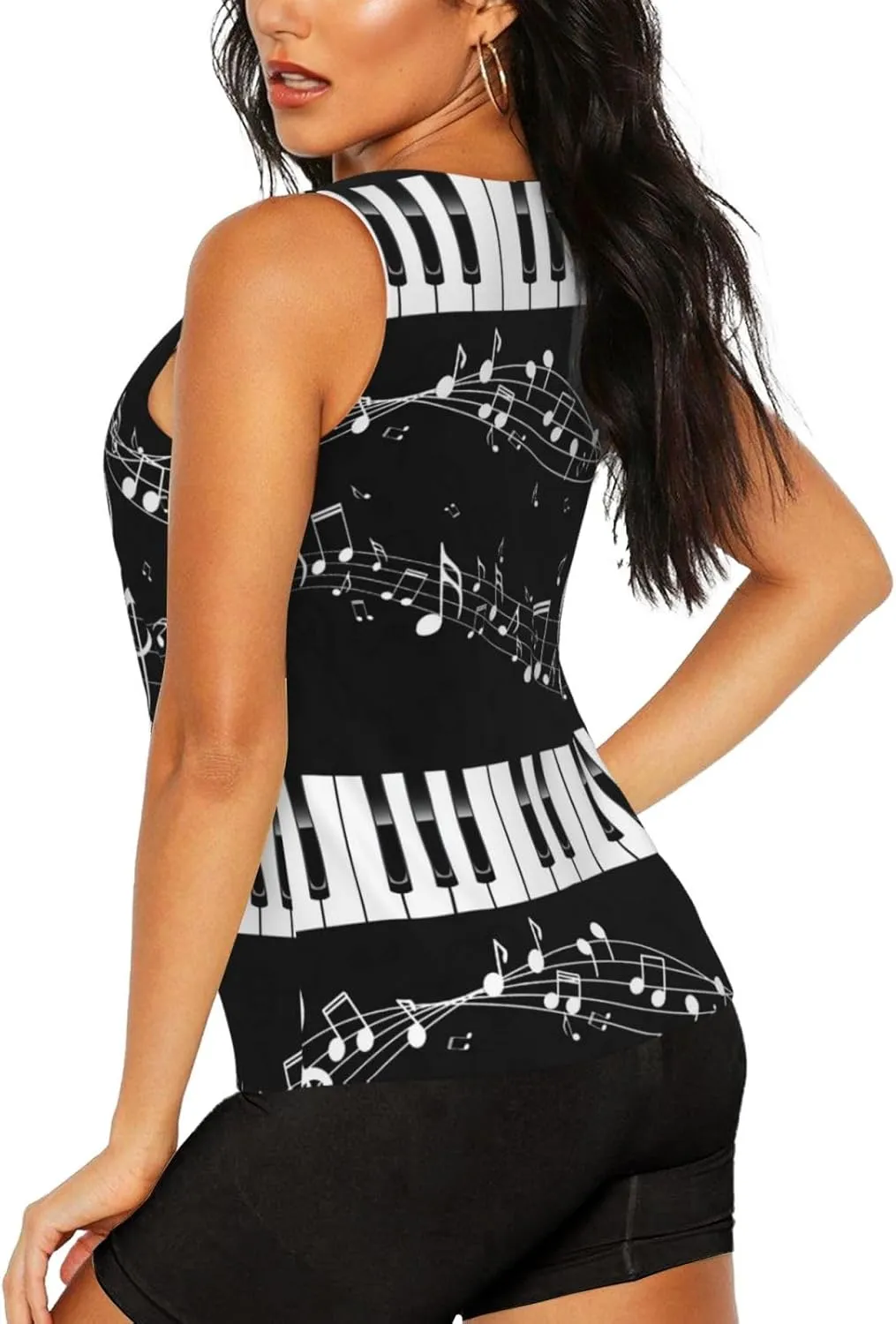 Women's Workout Tops Quick Dry Sleeveless Athletic Tops Running Active Shirts Gym Exercise