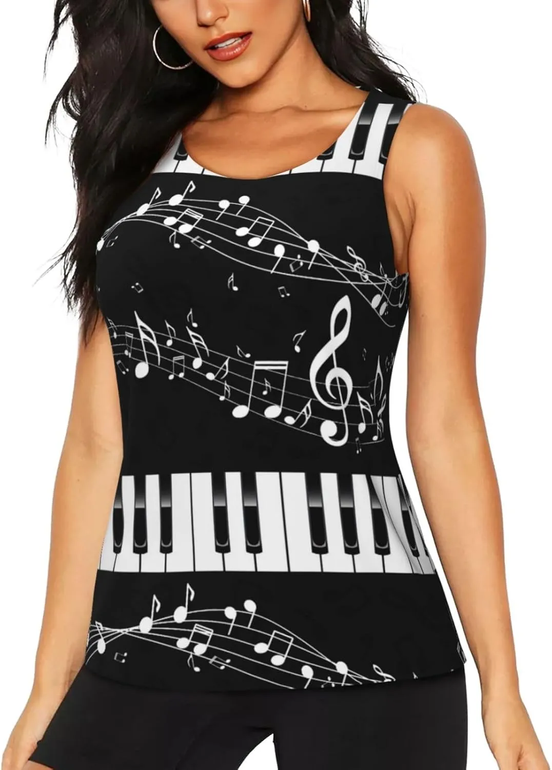 Women's Workout Tops Quick Dry Sleeveless Athletic Tops Running Active Shirts Gym Exercise