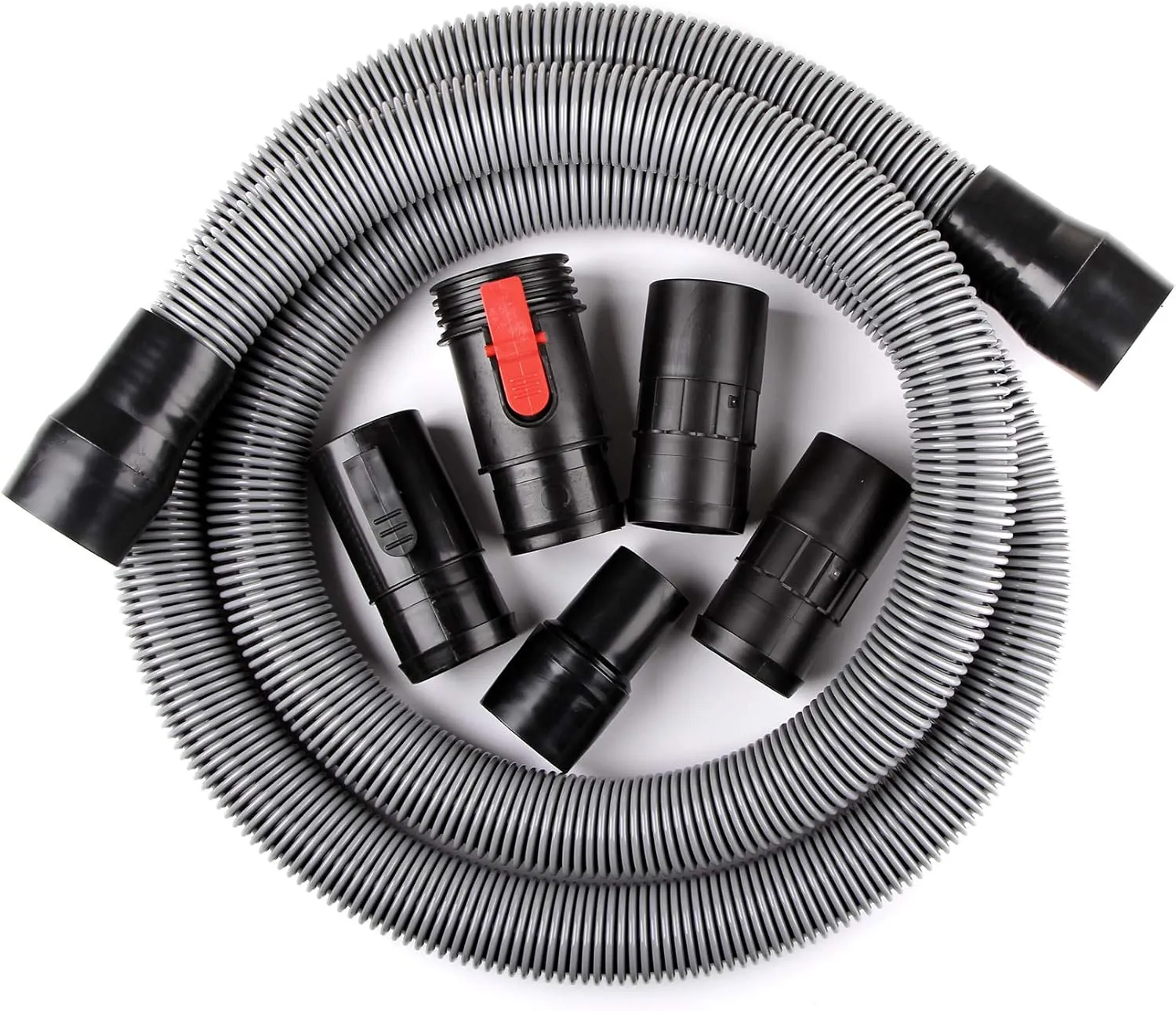 WORKSHOP Wet/Dry Vacs Shop Vacuum Accessories WS17823A Long Hose Attachment, 1-7/8-inch x 10-feet Heavy Duty Contractor Hose for Wet Dry Shop Vacuum Cleaners