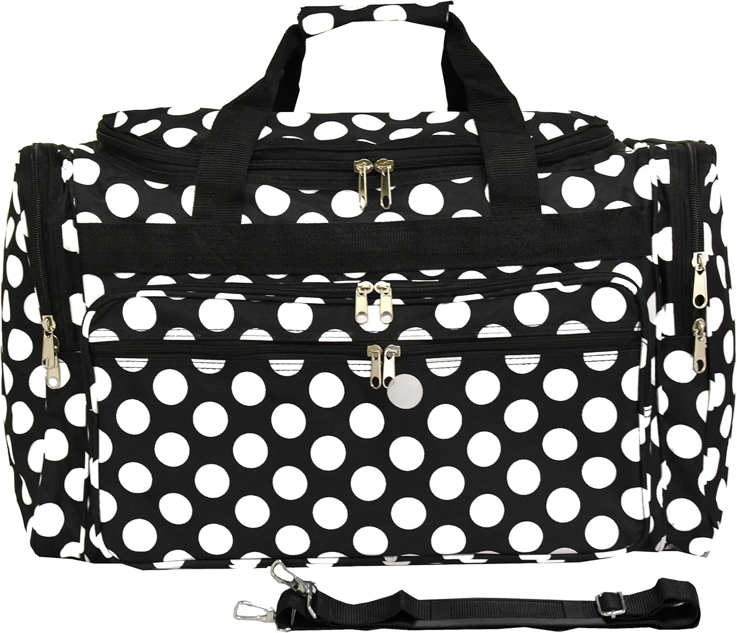 World Traveler Dots 22-inch Carry-on Duffle Bag with Adjustable Shoulder Strap