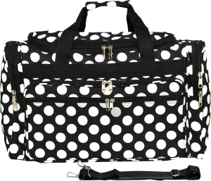 World Traveler Dots 22-inch Carry-on Duffle Bag with Adjustable Shoulder Strap