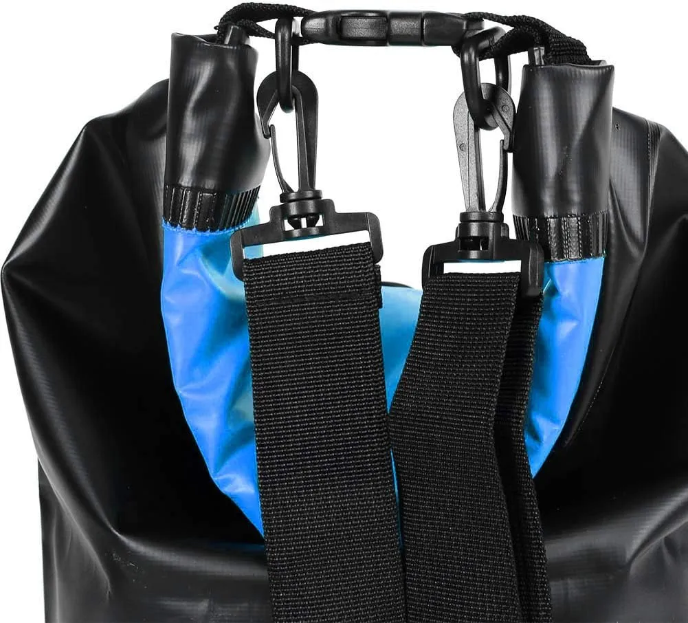 ZJchao Dry Bag, 30L Foldable Dry Bag Beach with Handle for Beach Drafting Rafting Storage (Blue)