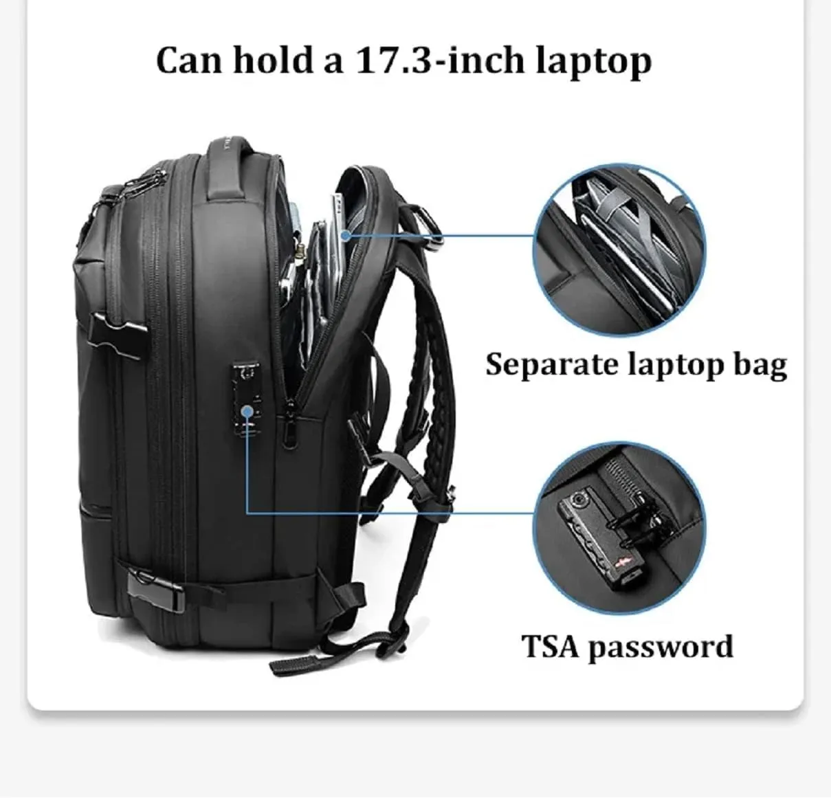 ZJQ Go Trend Mart Backpack, Pro–Travel Smart with Vacuum Compression & Waterproof Design, 60L Vacpack Backpack with Vacuum (Army Green with Pumps)