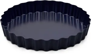 Zyliss E980197 Non-Stick Loose Base Tart Tin | 25cm/10in | Carbon Steel | Dark Blue | Cake Tin/Baking Tin/Bakeware/Cake Mould | Dishwasher Safe | 5 Year Guarantee